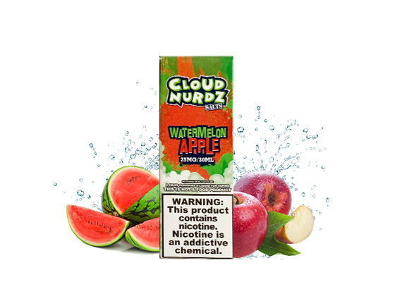 E van het Fruitseris 25mg/30ml Apple van Nurdz van de Sigaret Vloeibare Wolk de Druiven Oranje Perzik leverancier