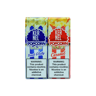 OEM Elektronisch Sigaretsap 30ml/25mg-Peul Twee Verse Aroma's van Popcorn leverancier