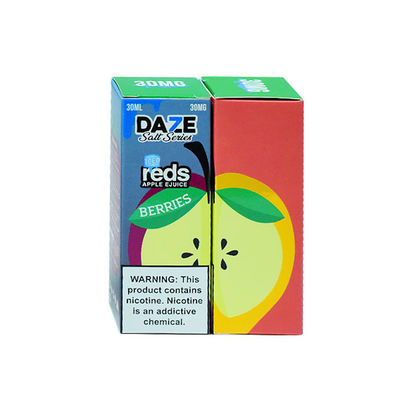 ODM E Sigaret Vloeibaar Zout - van de Citroenaroma's van de Rood Zoute Aardbei Plastic de Fles Verpakking leverancier